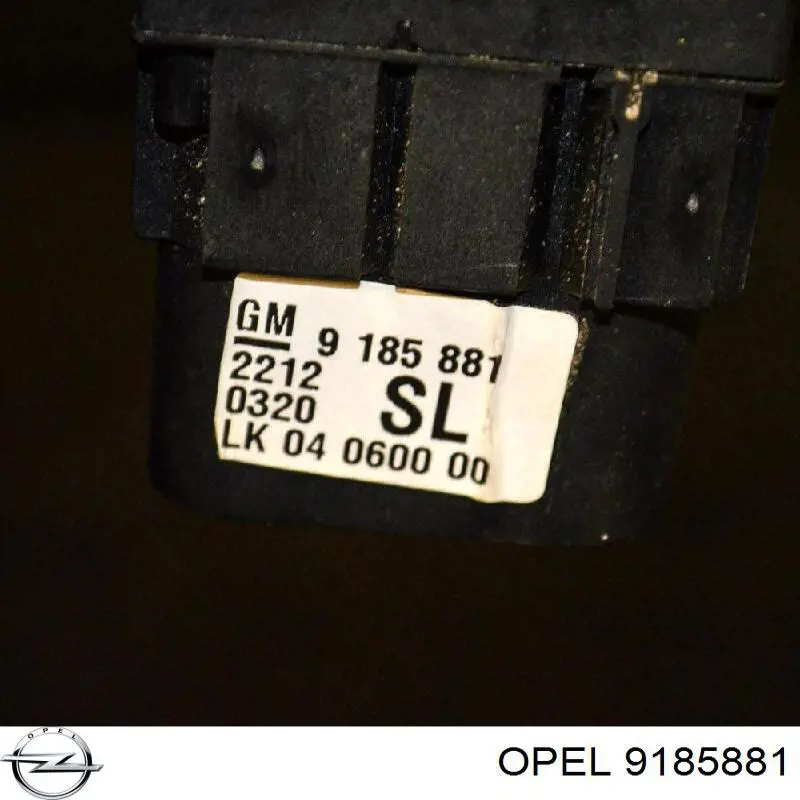 Comprar 9185881 Opel Interruptor de luces en el tablero