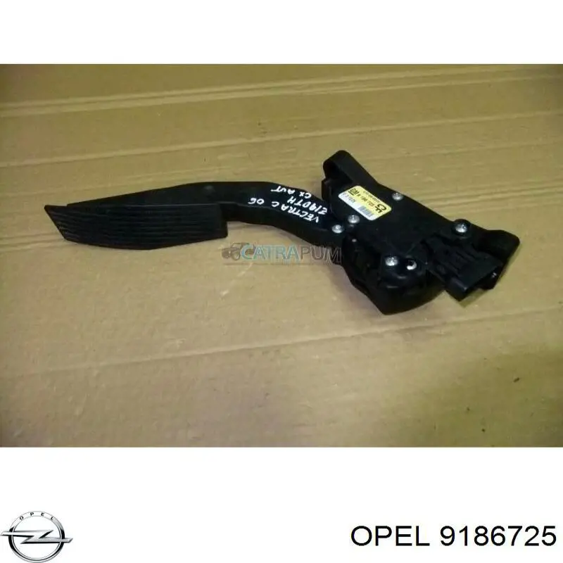 9186725 Opel Pedal de aceleracion