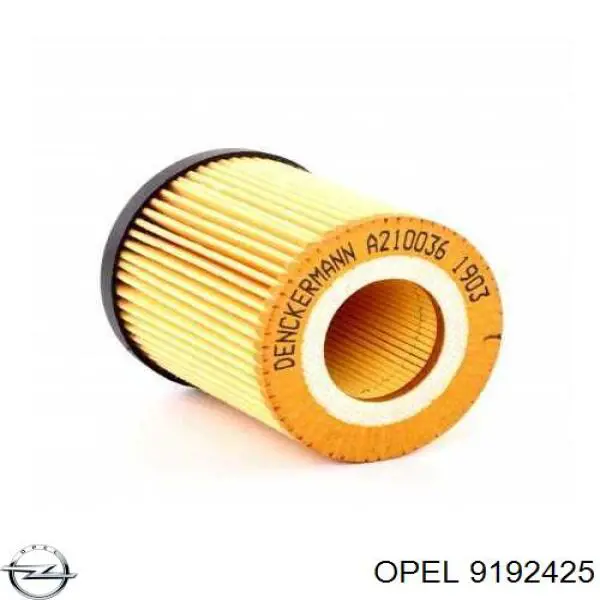 9192425 Opel filtro de aceite