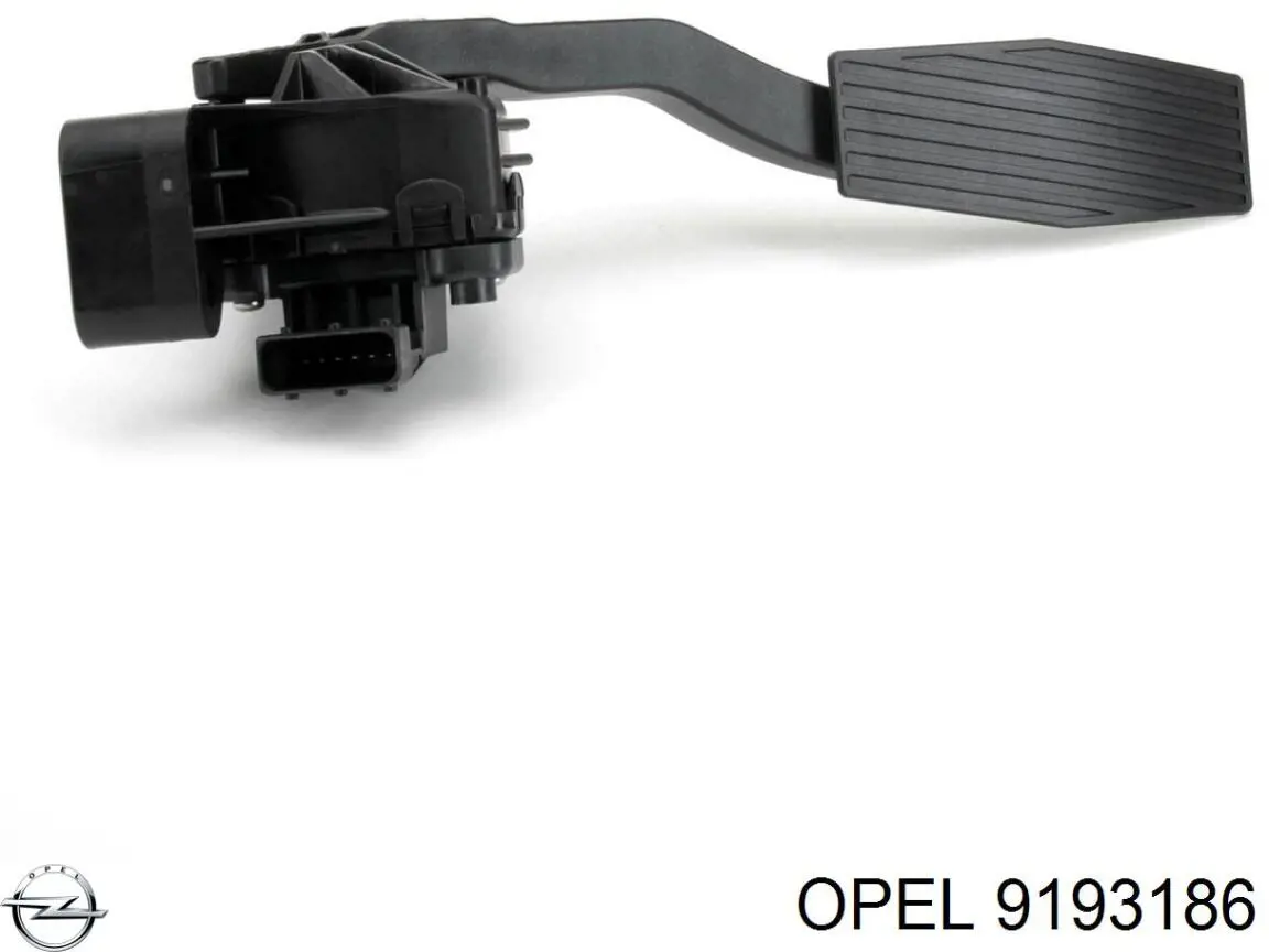 9193186 Opel pedal de acelerador