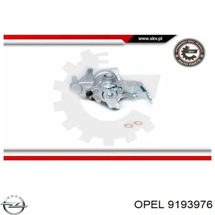 9193976 Opel pinza de freno trasera izquierda