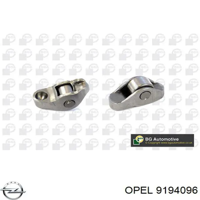 9194096 Opel palanca oscilante, distribución del motor