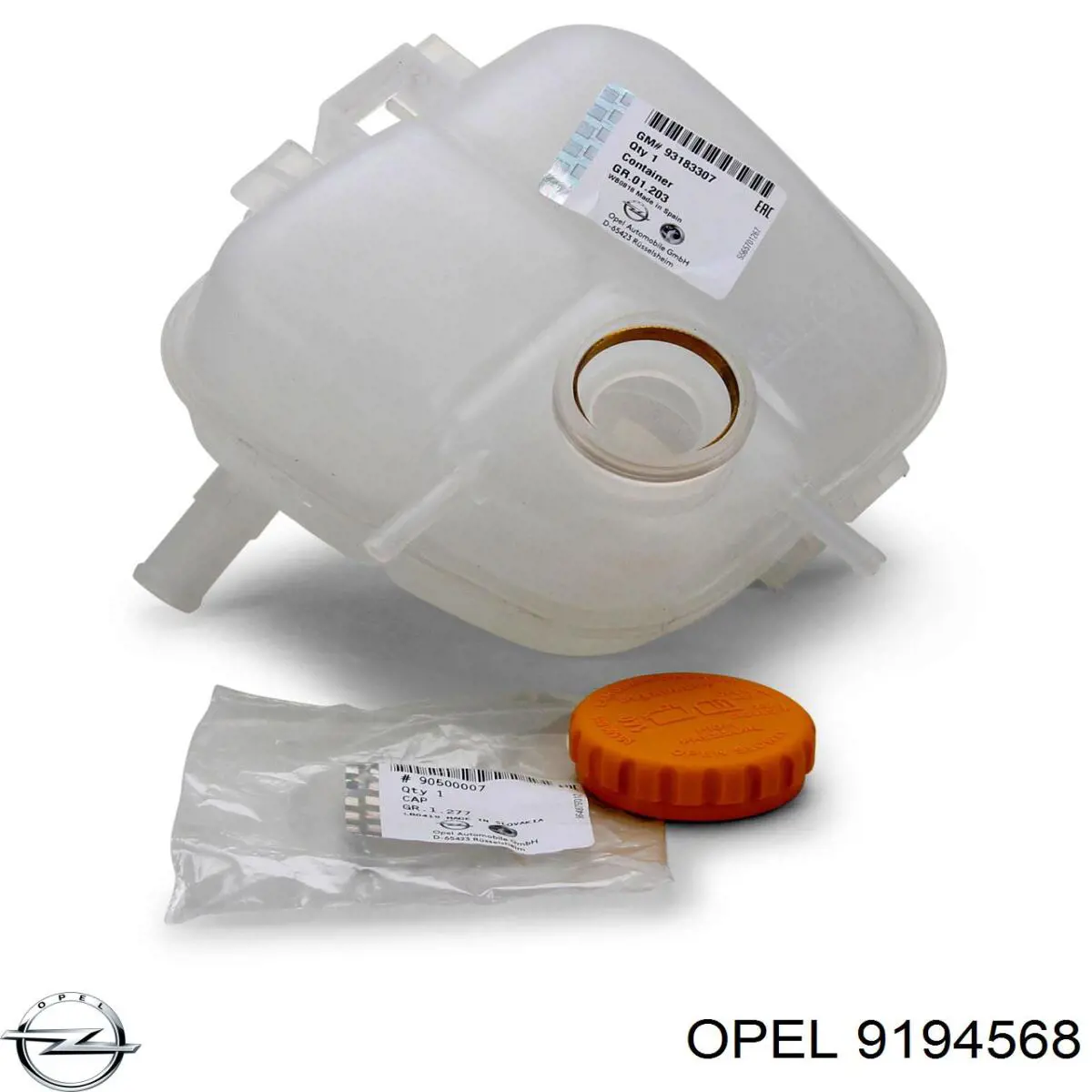 9194568 Opel vaso de expansión, refrigerante