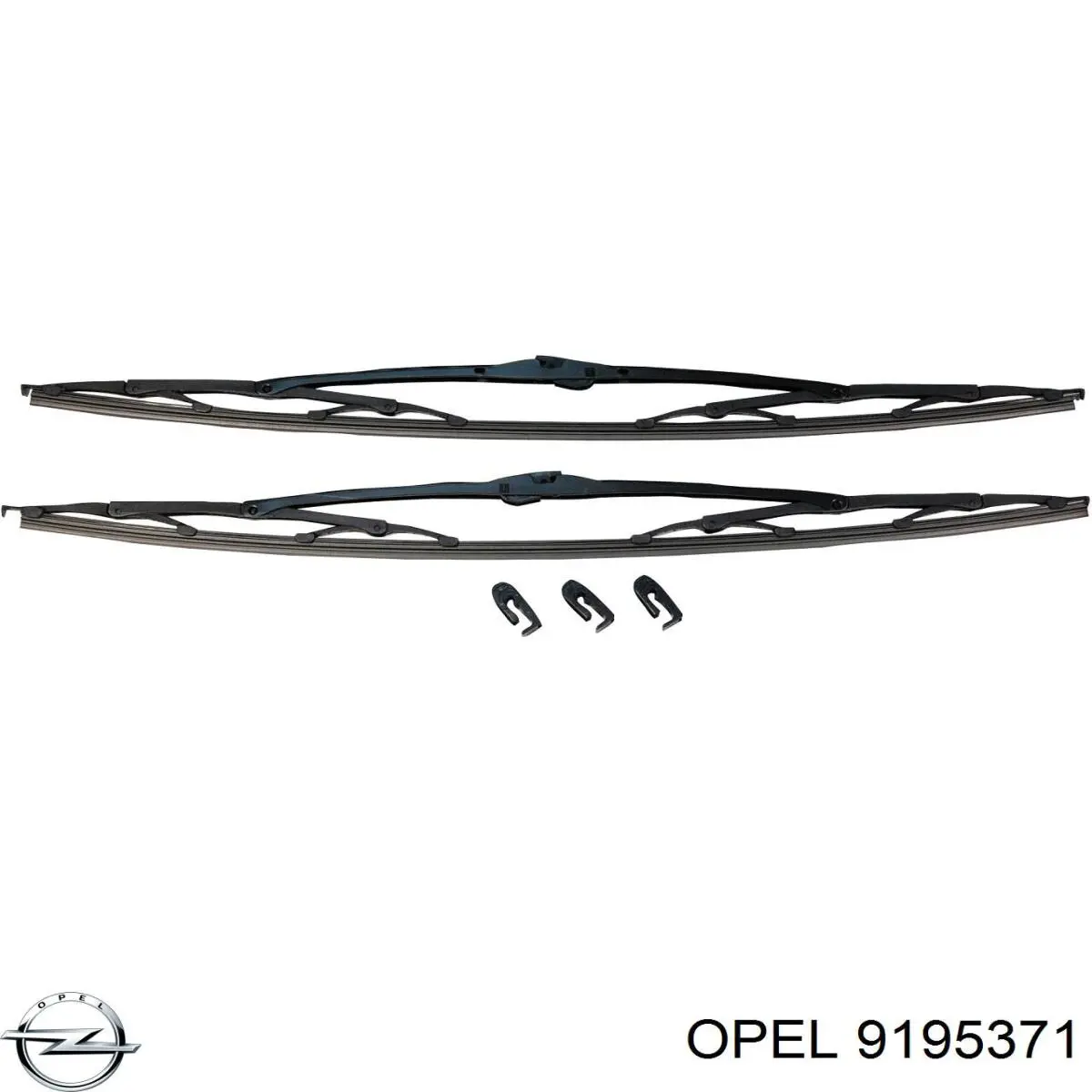 1272734 Opel Escobillas Limpiaparabrisas delanteras
