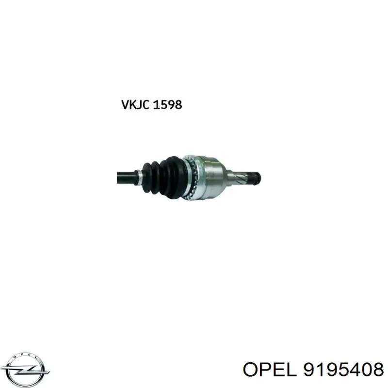 Comprar 9195408 Opel Semieje delantero derecho