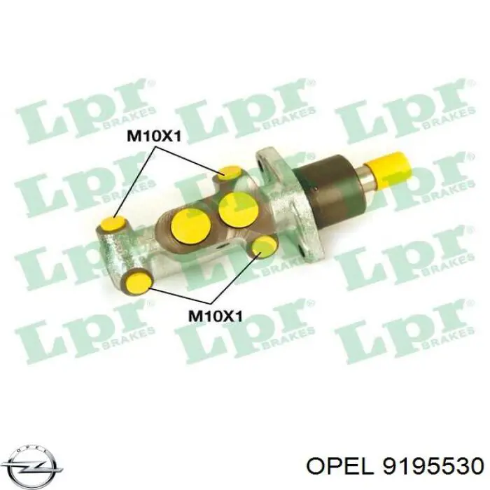 ADK85119 Blue Print cilindro principal de freno