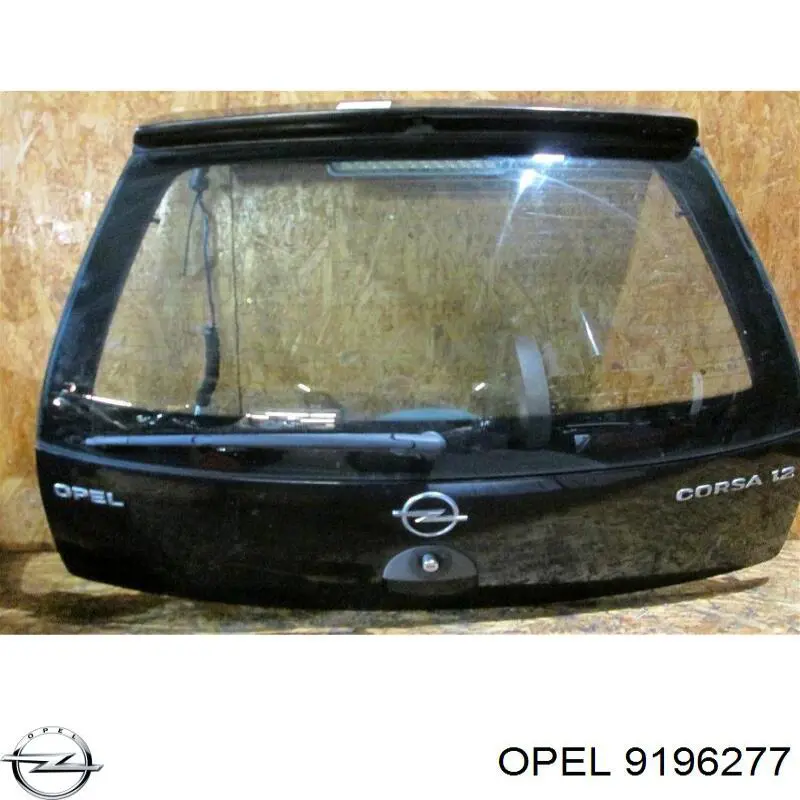 9196277 Opel puerta trasera de maletero (3/5a puerta trasera)