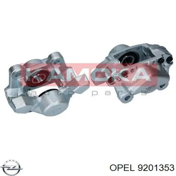 9201353 Opel pinza de freno trasero derecho