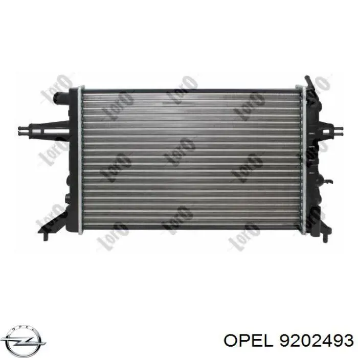 9202493 Opel radiador