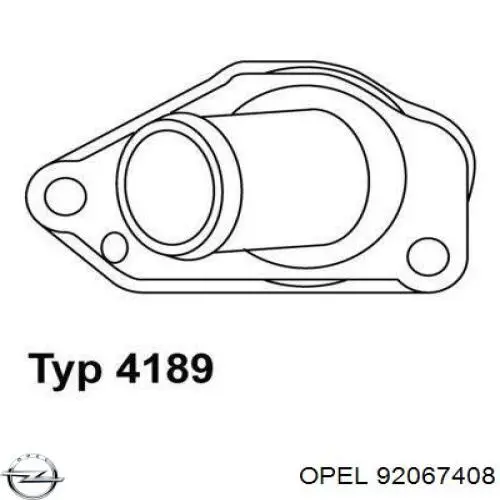 92067408 Opel termostato