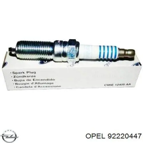 Bujía 92220447 Opel