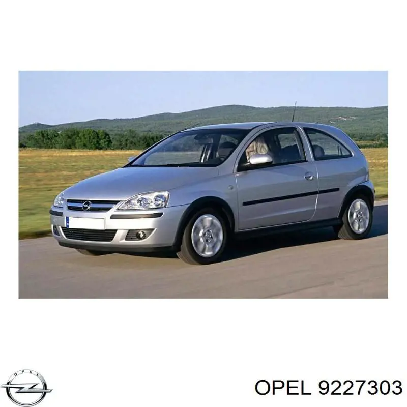 9227303 Opel ensanchamiento, guardabarros delantero izquierdo