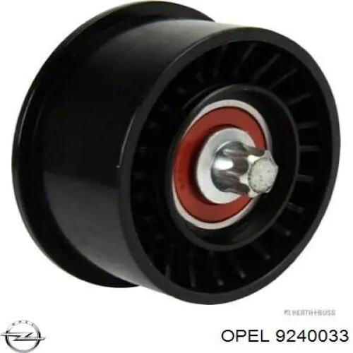 9240033 Opel rodillo intermedio de correa dentada