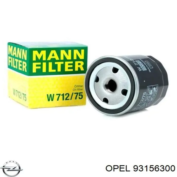Filtro de aceite Opel 93156300 precio, desde 2,12 EUR