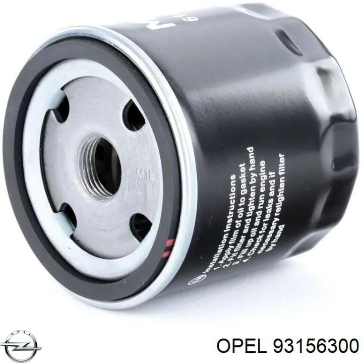 93156300 Opel Filtro aceite