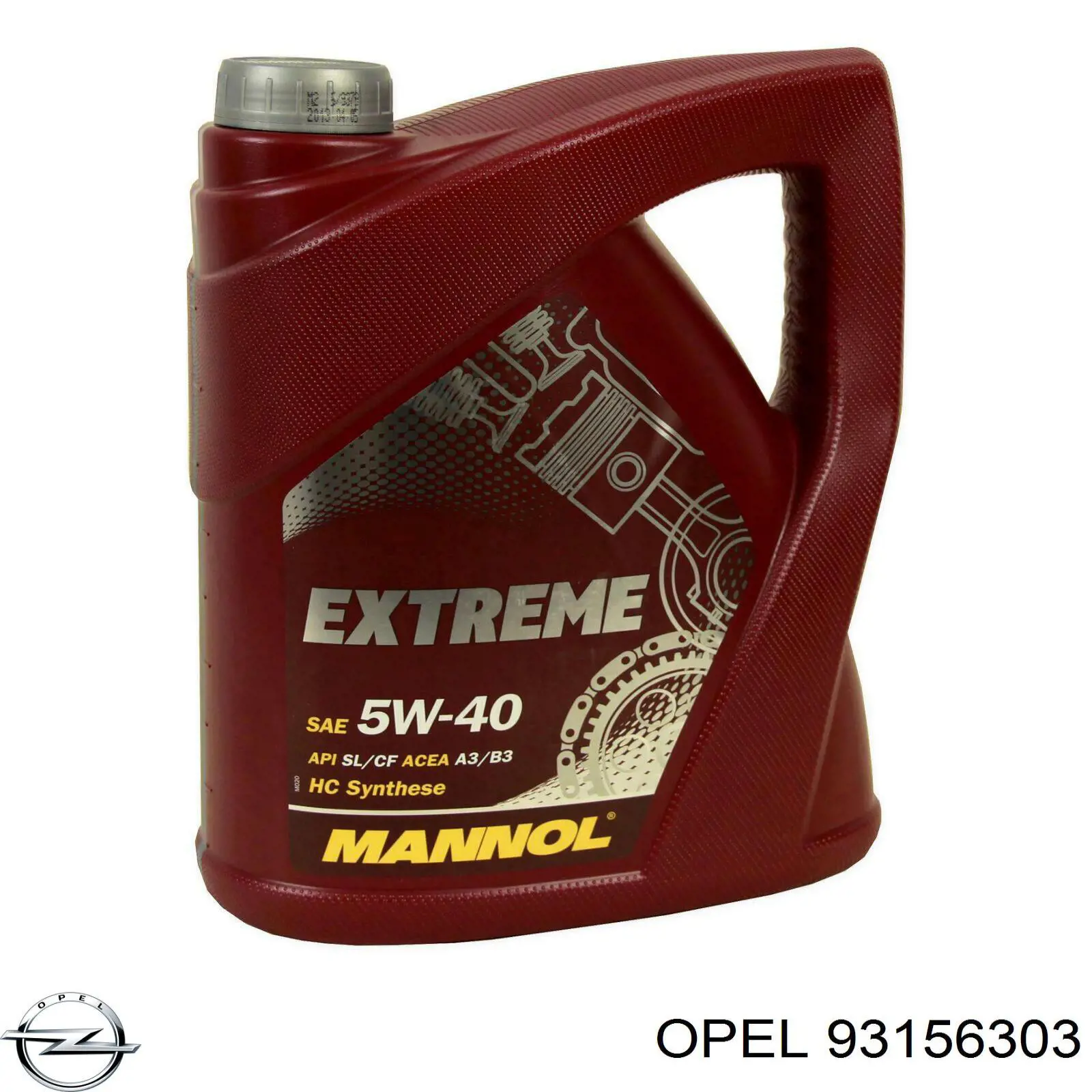 93156303 Opel filtro de aceite