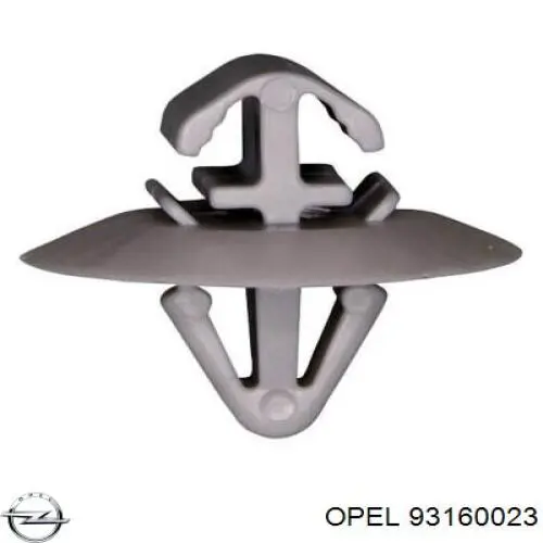 93160023 Opel clip, tubuladura de sujeción, alféizar de la puerta