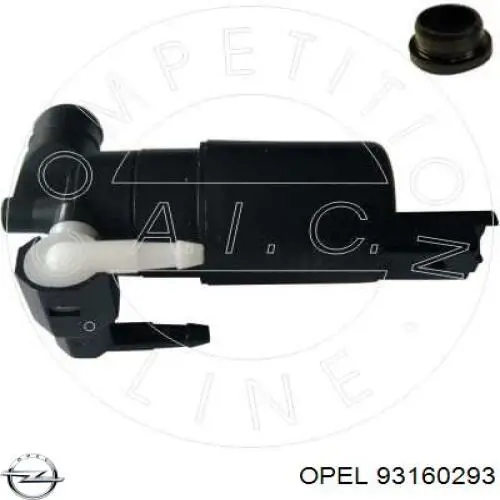 Bomba de agua limpiaparabrisas, delantera Opel 93160293 precio, desde 13,85 EUR