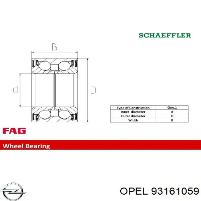 Cojinete de rueda delantero Renault Espace 4 JK0