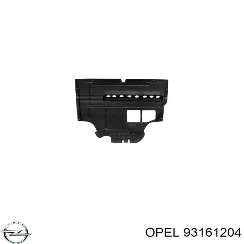 93161204 General Motors protección motor / empotramiento