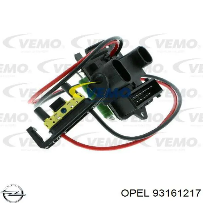 93161217 Opel resitencia, ventilador habitáculo