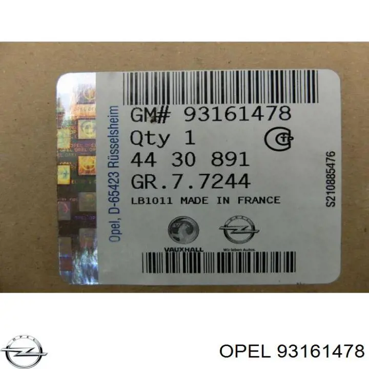 93161478 Opel kit de distribución
