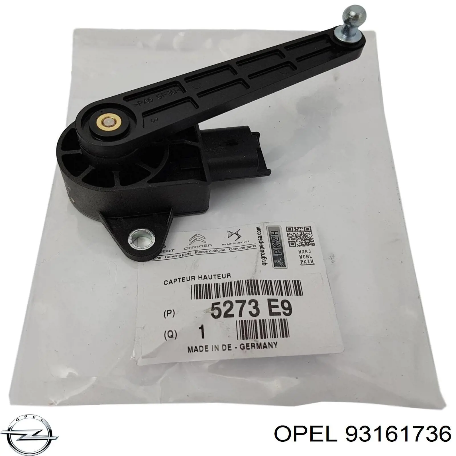 Motor regulador de faros 1607972880 Renault (RVI)