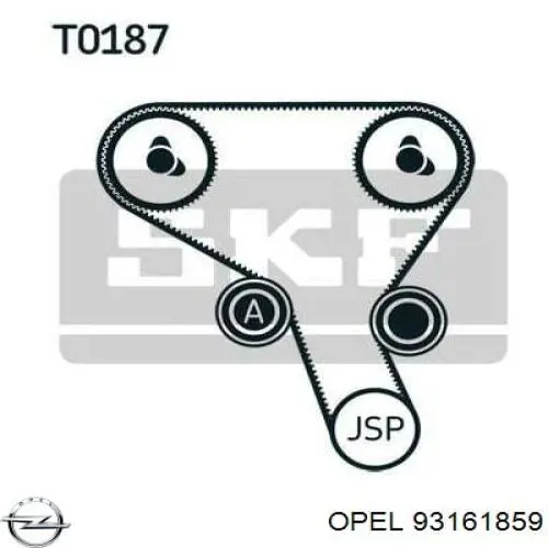 Kit correa de distribución Renault Espace 4 JK0