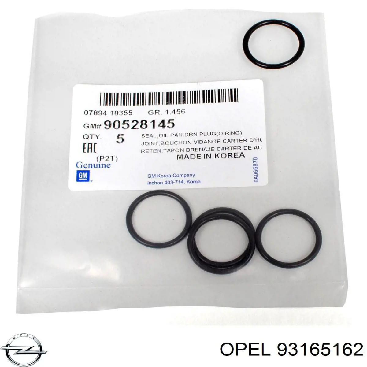 93165162 Opel Refrigerante