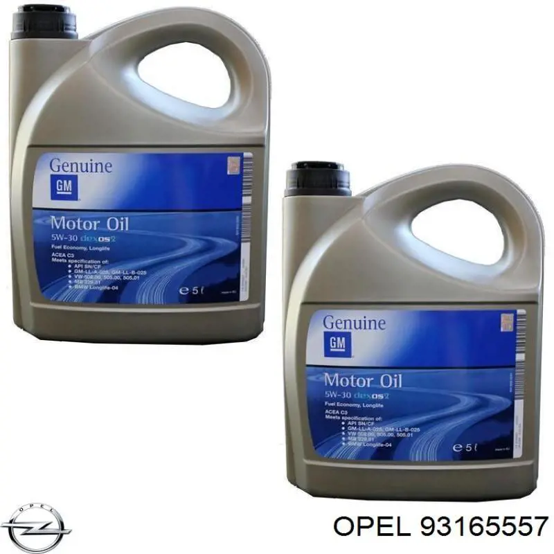 Aceite de motor 93165557 Opel