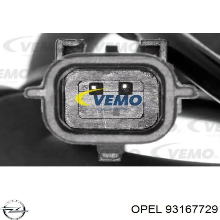 93167729 Opel sensor abs delantero