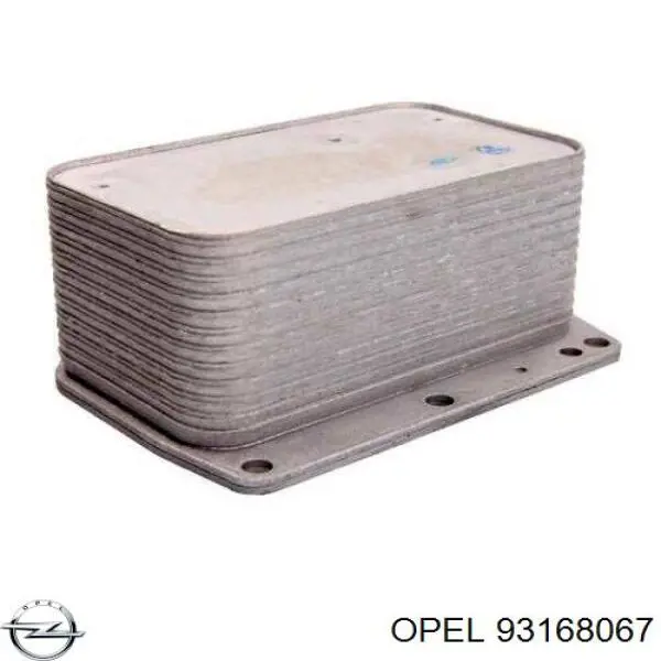 93168067 Opel caja, filtro de aceite