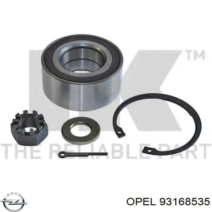 Comprar 93168535 Opel Cojinete de rueda delantero