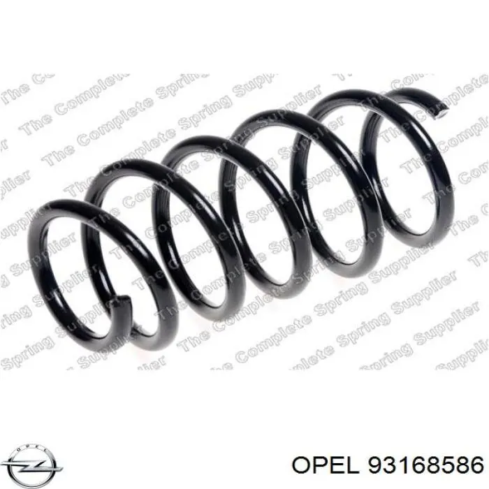 93168586 Opel muelle de suspensión eje delantero