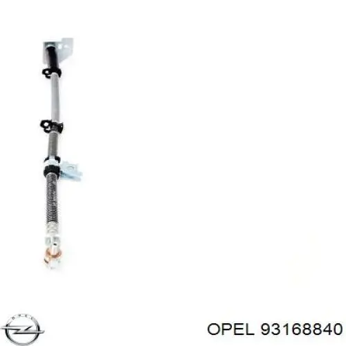 93168840 Opel tubo flexible de frenos trasero