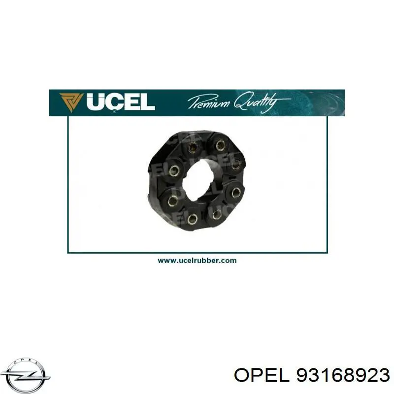 Acoplamiento elástico delantero del cardán Opel 93168923 precio, desde 55,18 EUR