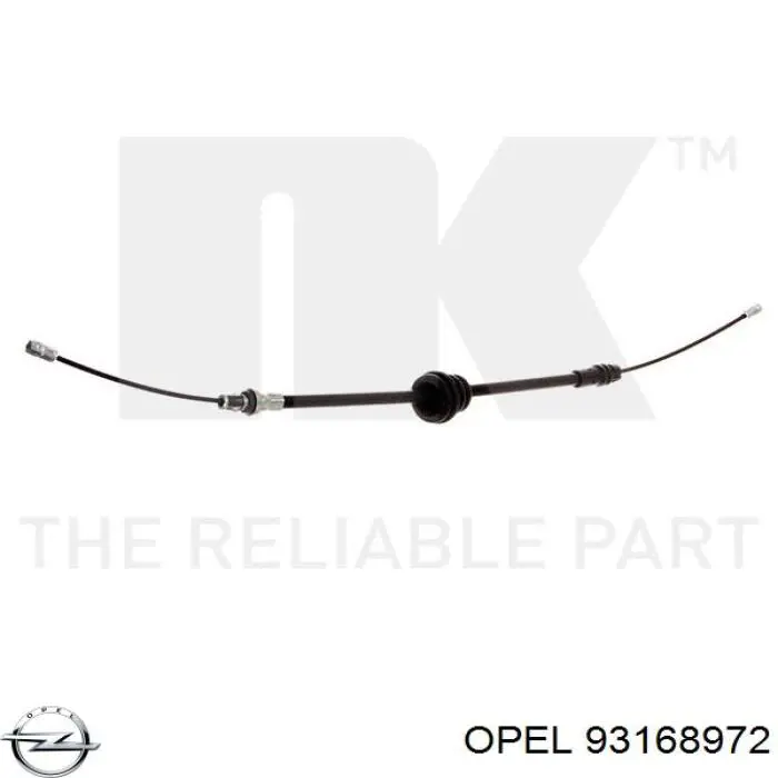 93168972 Opel cable de freno de mano, kit de coche