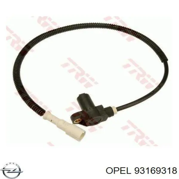 Comprar 93169318 Opel Sensor revoluciones de la rueda, delantero