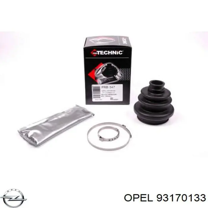 93170133 Opel fuelle, árbol de transmisión delantero interior