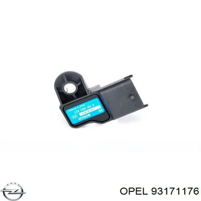 93171176 Opel sensor de presion de carga (inyeccion de aire turbina)