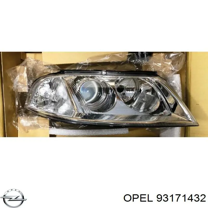 93171432 Opel faro izquierdo