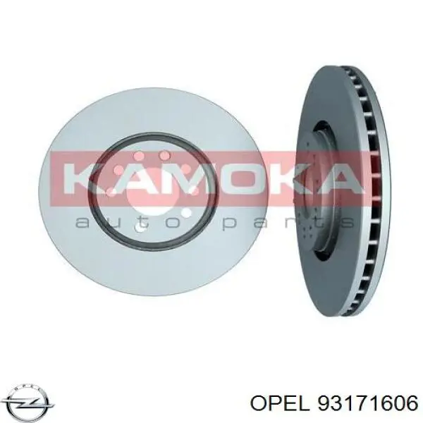 93171606 Opel freno de disco delantero