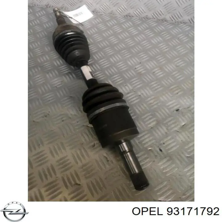 Semieje delantero izquierdo 221366 Sercore