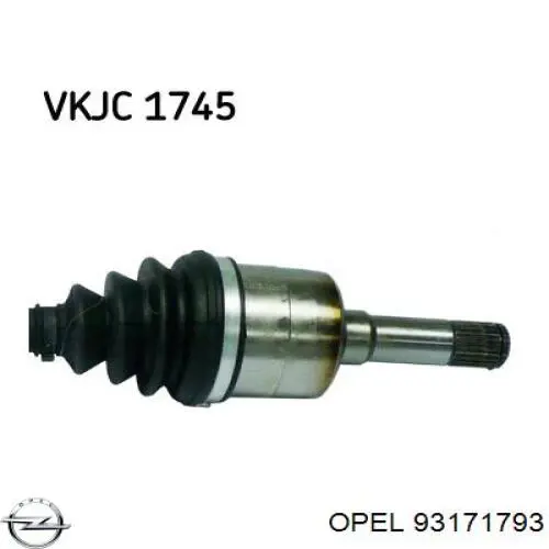 Semieje delantero derecho Opel 374456 precio, desde 107,55 EUR