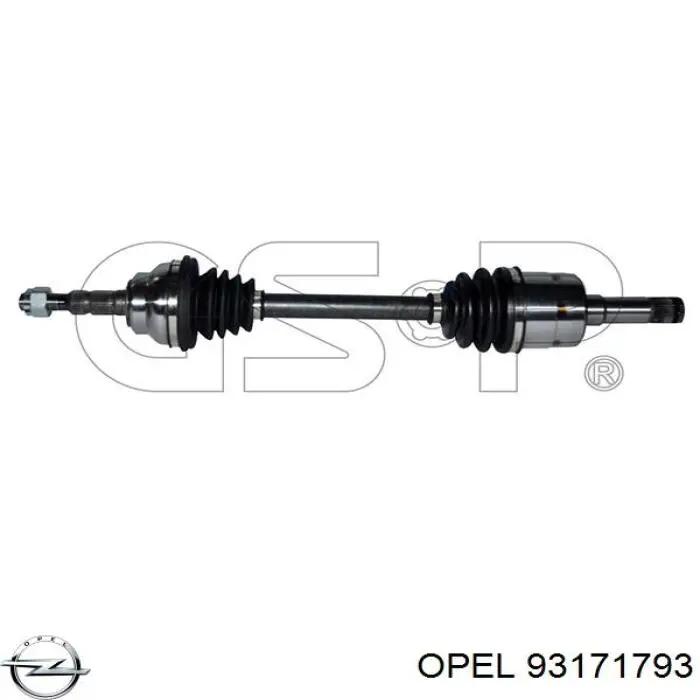Comprar 93171793 Opel Semieje delantero derecho