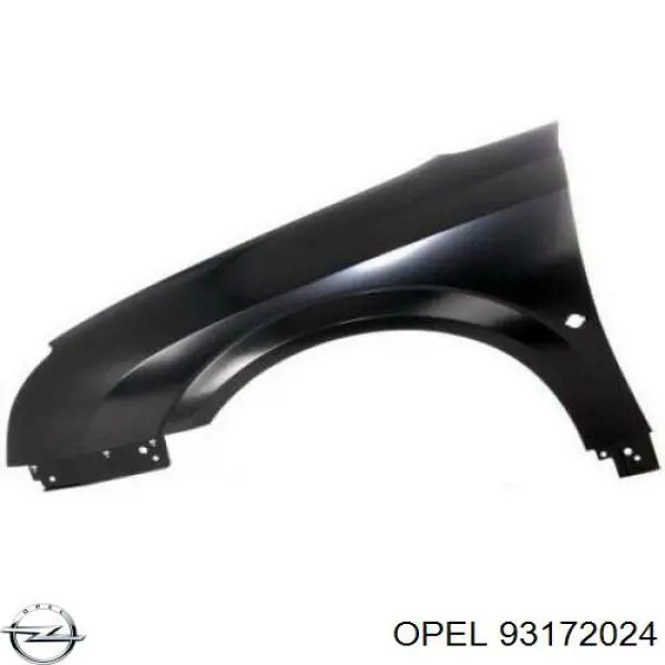 Aleta delantera izquierda Opel 93172024 precio, desde 68,68 EUR