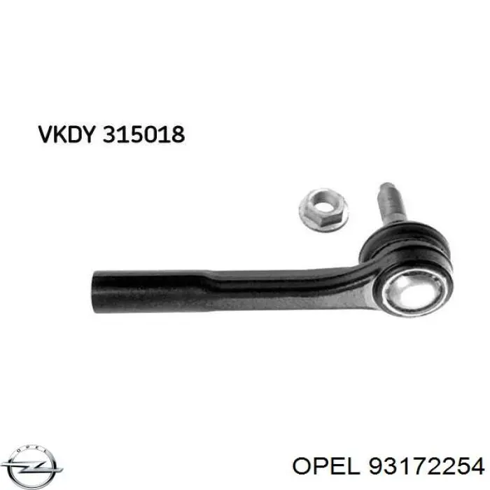 93172254 Opel rótula barra de acoplamiento exterior