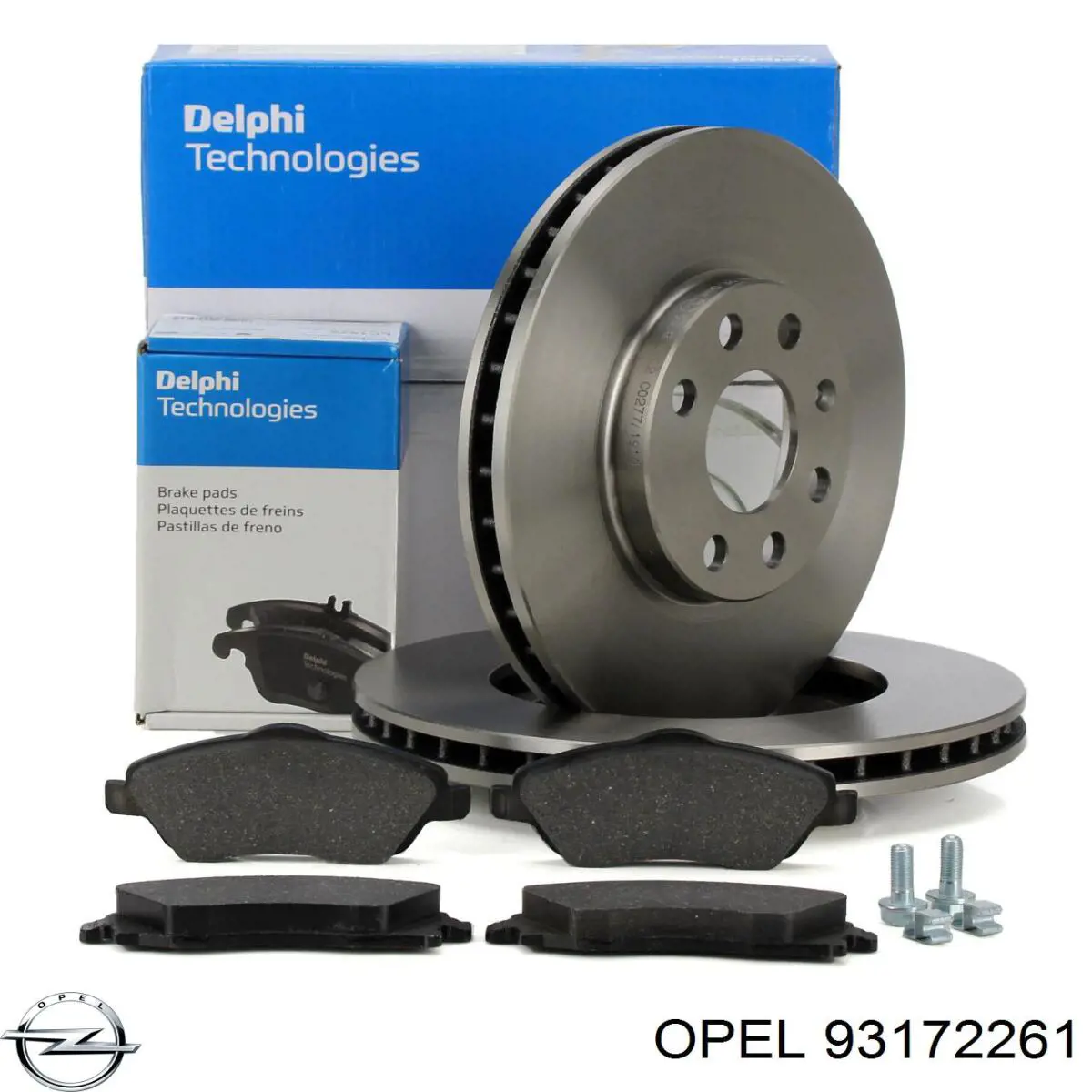 Pastillas de freno delanteras Opel Corsa F08, F68