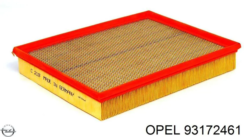 Filtro de aire 93172461 Opel