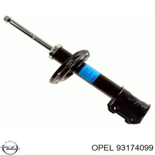 93174099 Opel amortiguador delantero derecho